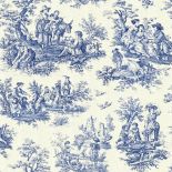 Toile de Jouy tkanina tapeta