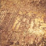 Trawertyn zdobiony złotem. YETI. Kolorowy kamień