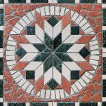 Trawertynowa mozaika Antic. RUSTICO. Kolorowy kamień