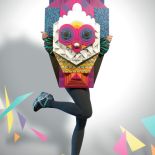 Trójwymiarowe kompozycje z papieru z serii 3D paper Geometrie.