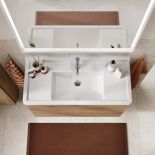 blat łazienkowy zintegrowany z umywalką