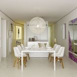 W tej jadalni ściany można nawet szorować dzięki farbie ceramicznej PremiumClean za ok. 49 zł/l. CAPAROL