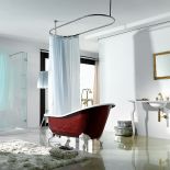 Wanny z kolekcji Victorian mogą mieć fronty białe, czarne, czerwone lub niebieskie. Cena zależy od wykończenia. ANICAR