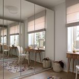 przytulne domowe biuro w sypialni