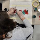 Czytelniczki Werandy na warsztatach malowania