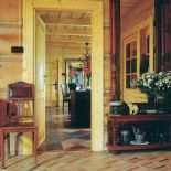 Warto zwrócić uwagę na oryginalny sposób ułożenia podłogi.