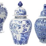 Wazon dekoracyjny ze sceną rodzajową, Holandia, XVIII/XIX w., cw 2500 zł, niesprzedany, Rempex. Waza