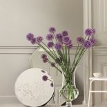 duży szklany wazon do salonu