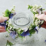 jak zrobić wianek z hortensji