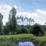 Widok w pobliżu Rouelles , 1858 r.