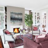 różowy salon inspiracje