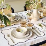 Wielkanocne dekoracje stołu w naturalnym stylu