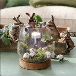 Wielkanocne dekoracje stołu zając