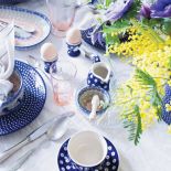 dekoracje wielkanocne stołu