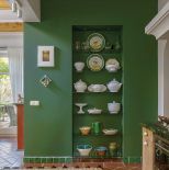 butelkowa zieleń w kuchni