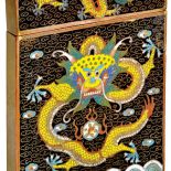 Wizytownik. Cloisanne, na ramie z brązu, Chiny 1860-1880 r., z kolekcji Włodzimierza Hermana, fot. G.