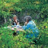 Właściciele tak zaplanowali ogród, żeby z miejsc, w ktorych najchętniej wypoczywają, roztaczał się piękny widok.