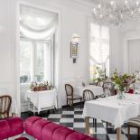 Wnętrza restauracji Endorfina Foksal.