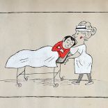 Wspomnienie szpitala wojskowego. Pan od humorków