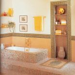 Wszystkie ornamenty wykonano z mozaiki.