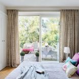 Wyjście na taras z sypialni. Zabawa z kolorami