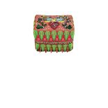 Wyszywana szkatułka ślubna, Sumatra, 1930-1960.