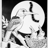 Z okazji 28. Międzynarodowego Festiwalu Filmów Krótkometrażowych w Krakowie, 1991 r., kreska Andrzeja Mleczki.