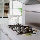 Za kratkami . Mosiężne palniki ukryte są pod żeliwną pokrywą powlekaną porcelaną. VIKING