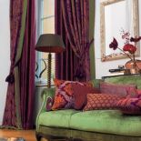 Zamsze i jedwabie w jesiennych barwach. Tkaniny Troja - 281-1070 zł/mb. JAB ANSTOETZ POLSKA