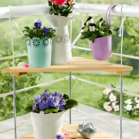 półeczki i dekoracje na balkon