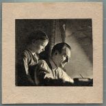 Zbigniew Lengren z córką Katarzyną. Pan od humorków