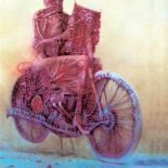 Zdzisław Beksiński Bez tytułu, 1985 r., własność Piotra Dmochowskiego