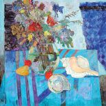 Zeschnięte kwiaty i muszle III , 1996 r.