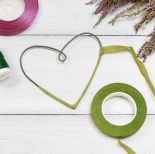 Jesienne dekoracje diy: serce z wrzosu