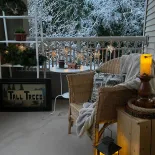 jak urządzić zimowy taras