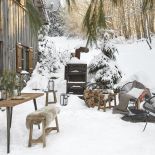 zimowy taras zdjęcia