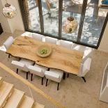 Zrobiony ręcznie z kawałków dębu, klonu, akacji, czereśni, orzecha, sekwoi czy cedru. Na zamówienie, koszt