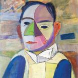 Zygmunt Radnicki: Mężczyzna w żółtej kamizelce, 1965 r.