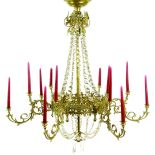 Żyrandol mosiężny Antyki Draculi. Lekcja stylu: dworek polski