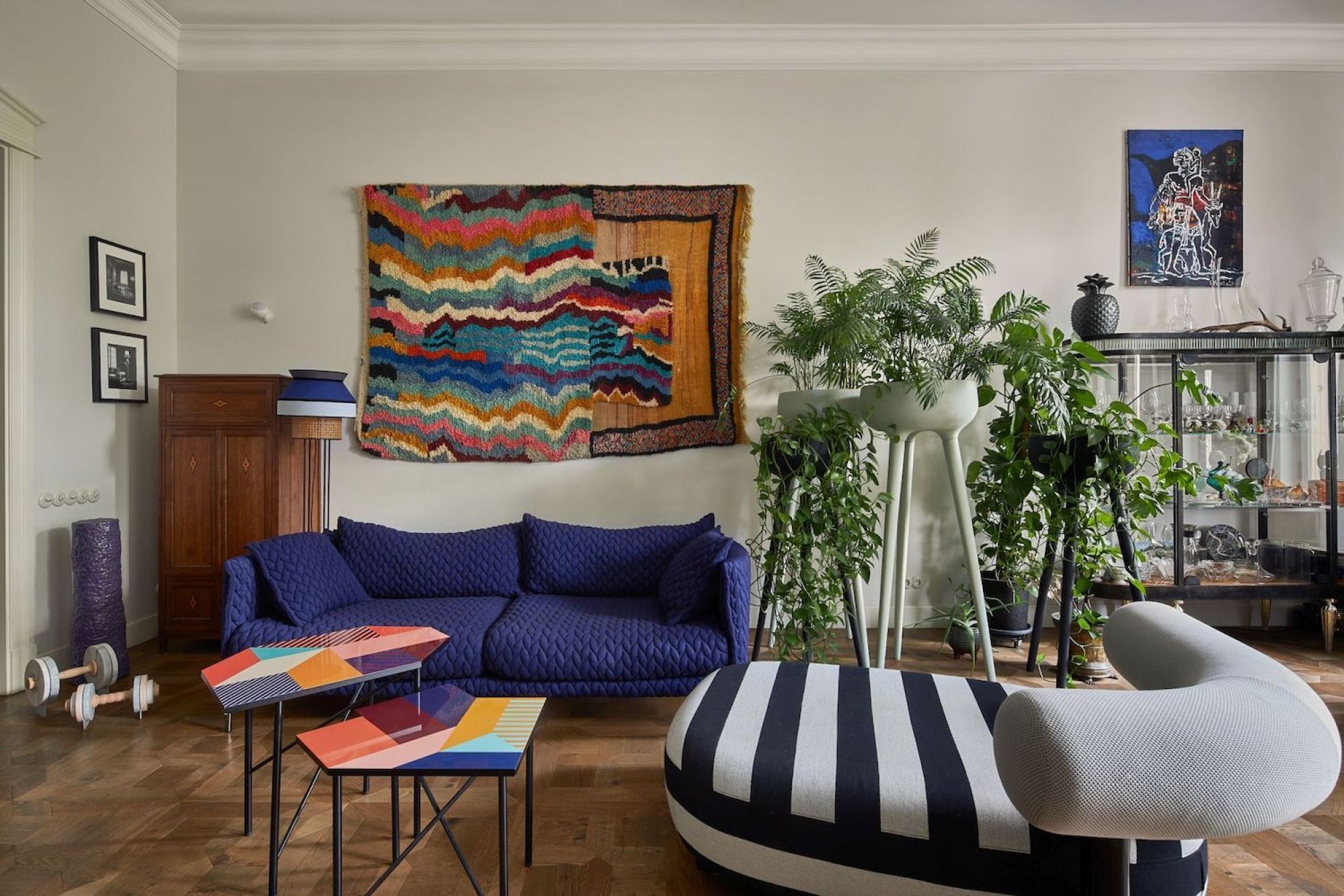 eklektyczne połączenie stylów w mieszkaniu w kamienicy