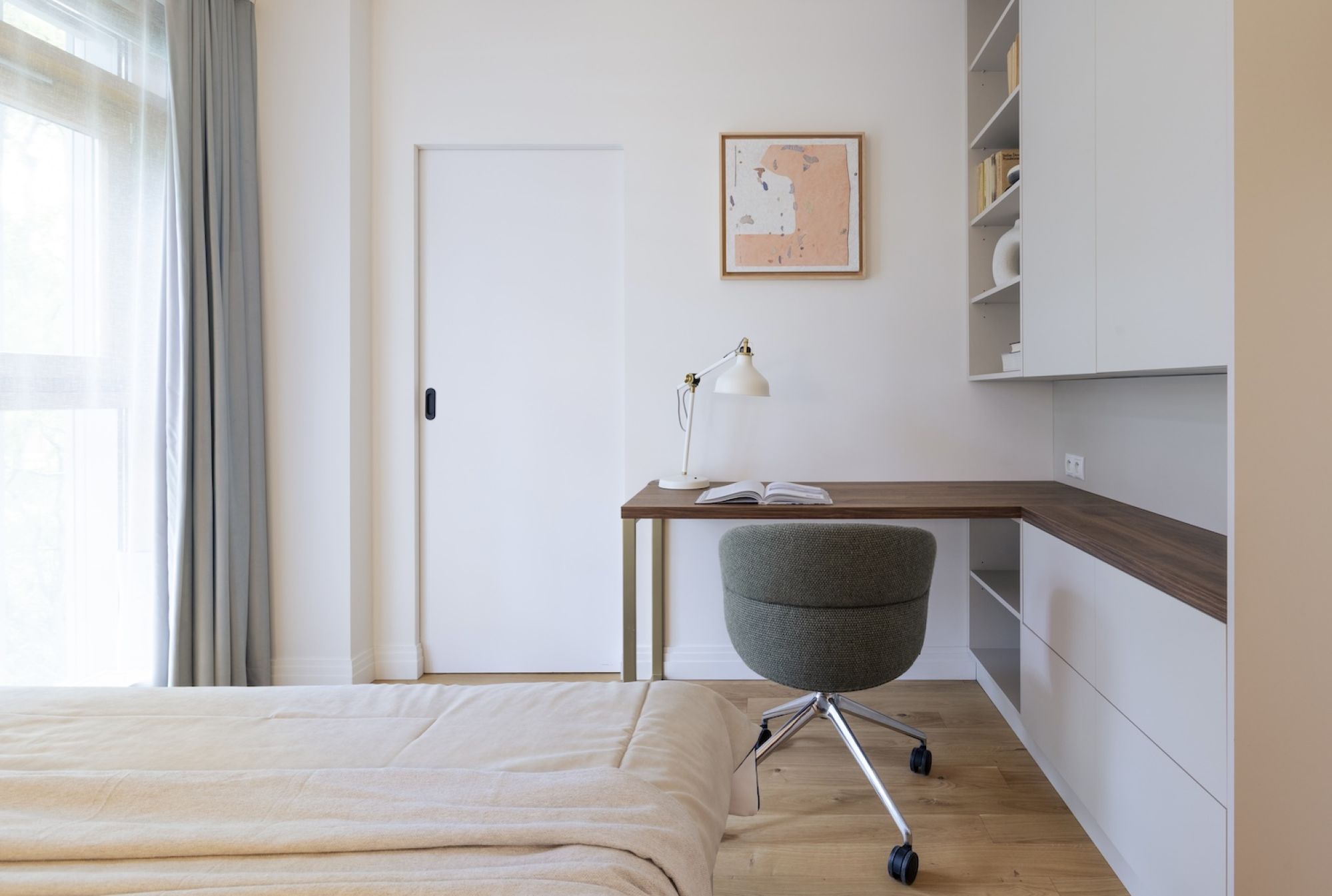 nowoczesny kącik do nauki