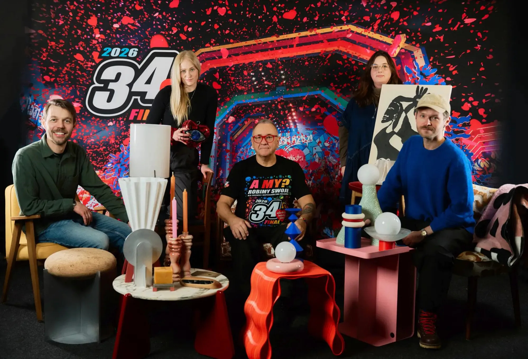 Design dla WOŚP aukcja i wystawa polskiego designu na rzecz 34 Finału WOŚP