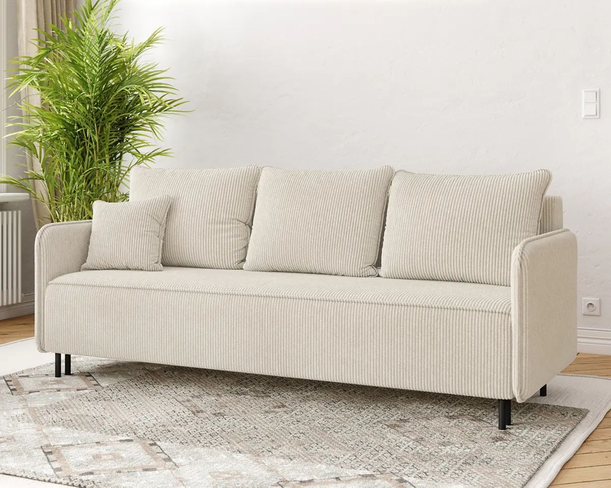 sztruksowa kanapa cloud dancer