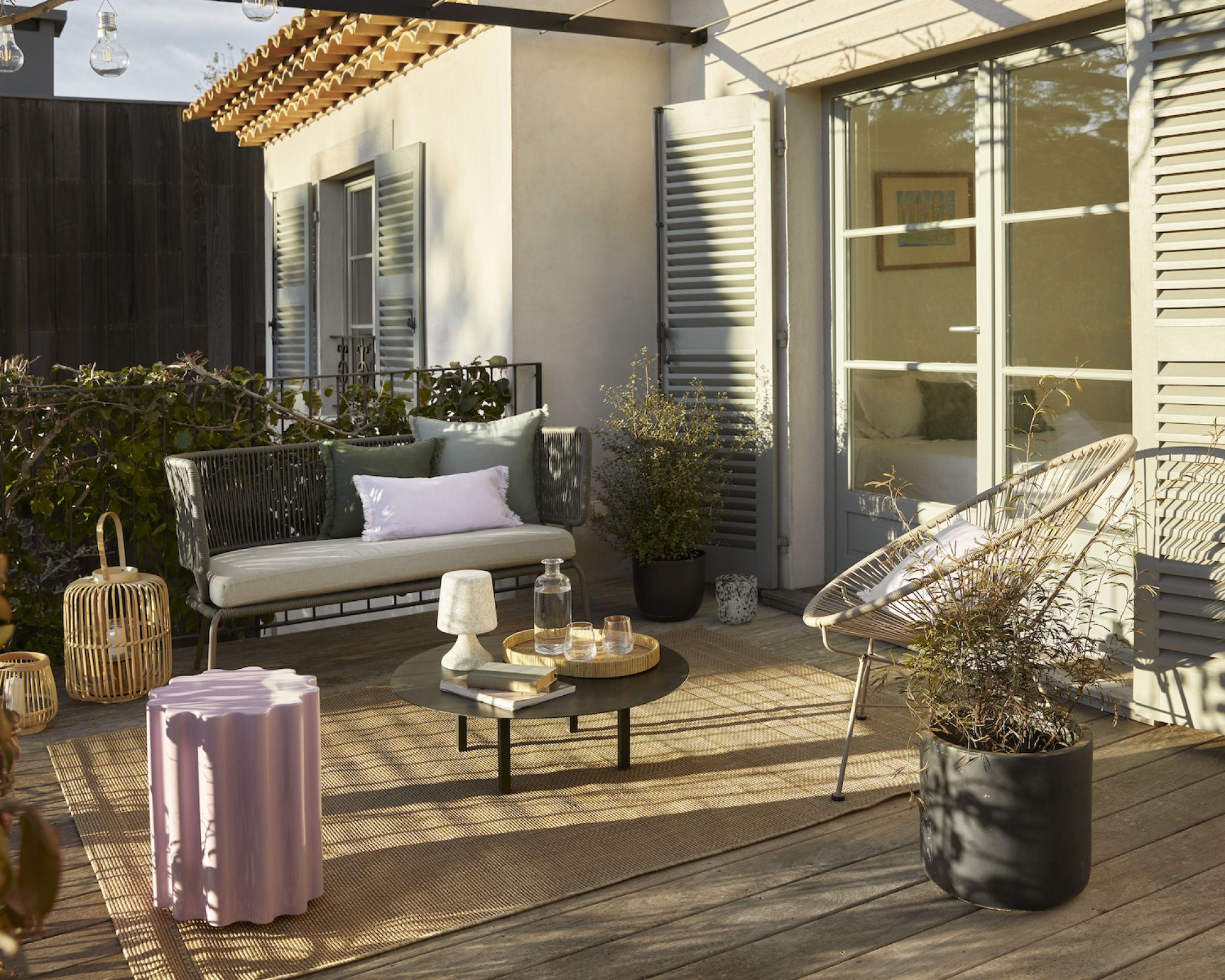 aranżacja okna tarasowego