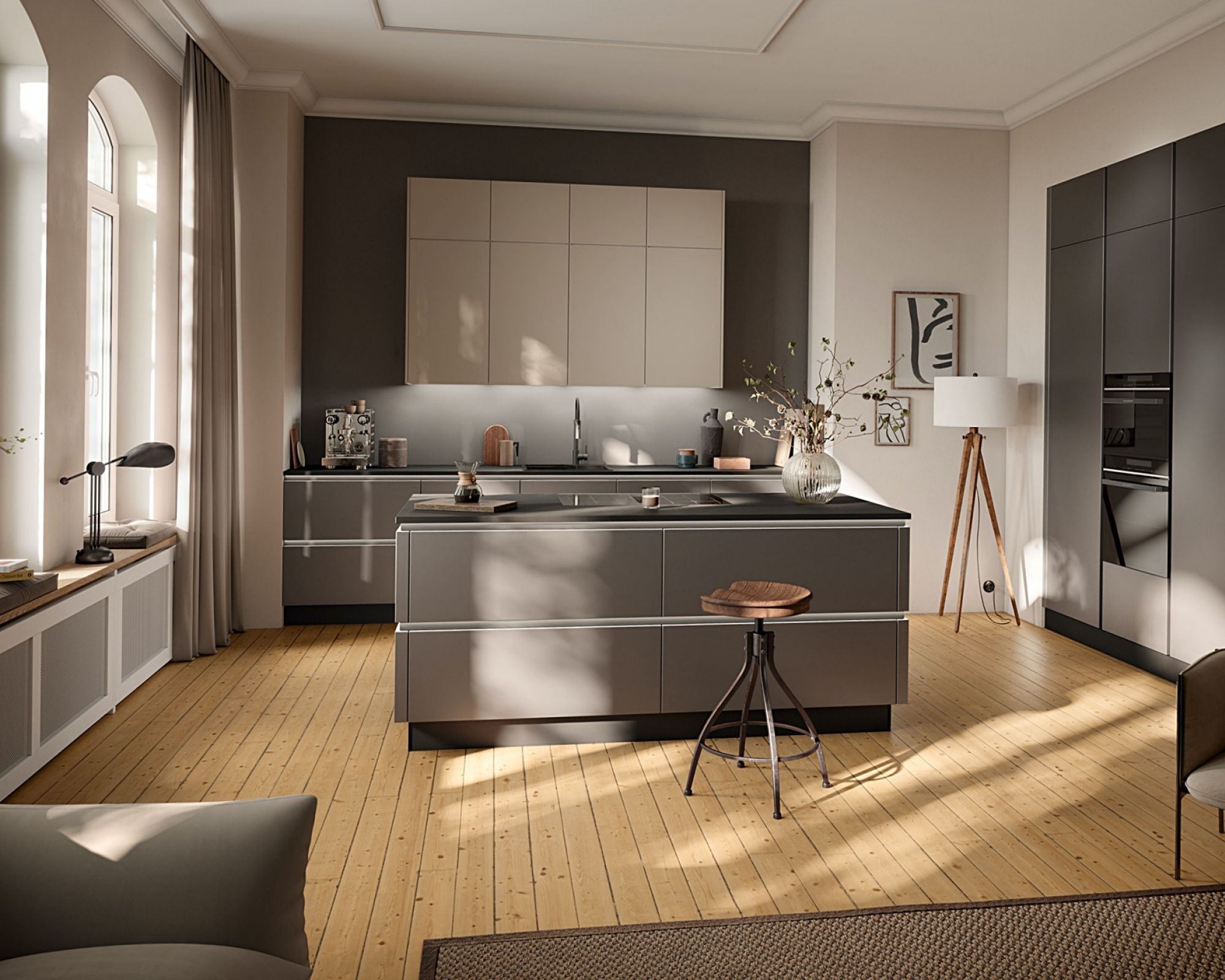 kuchnia metallic look