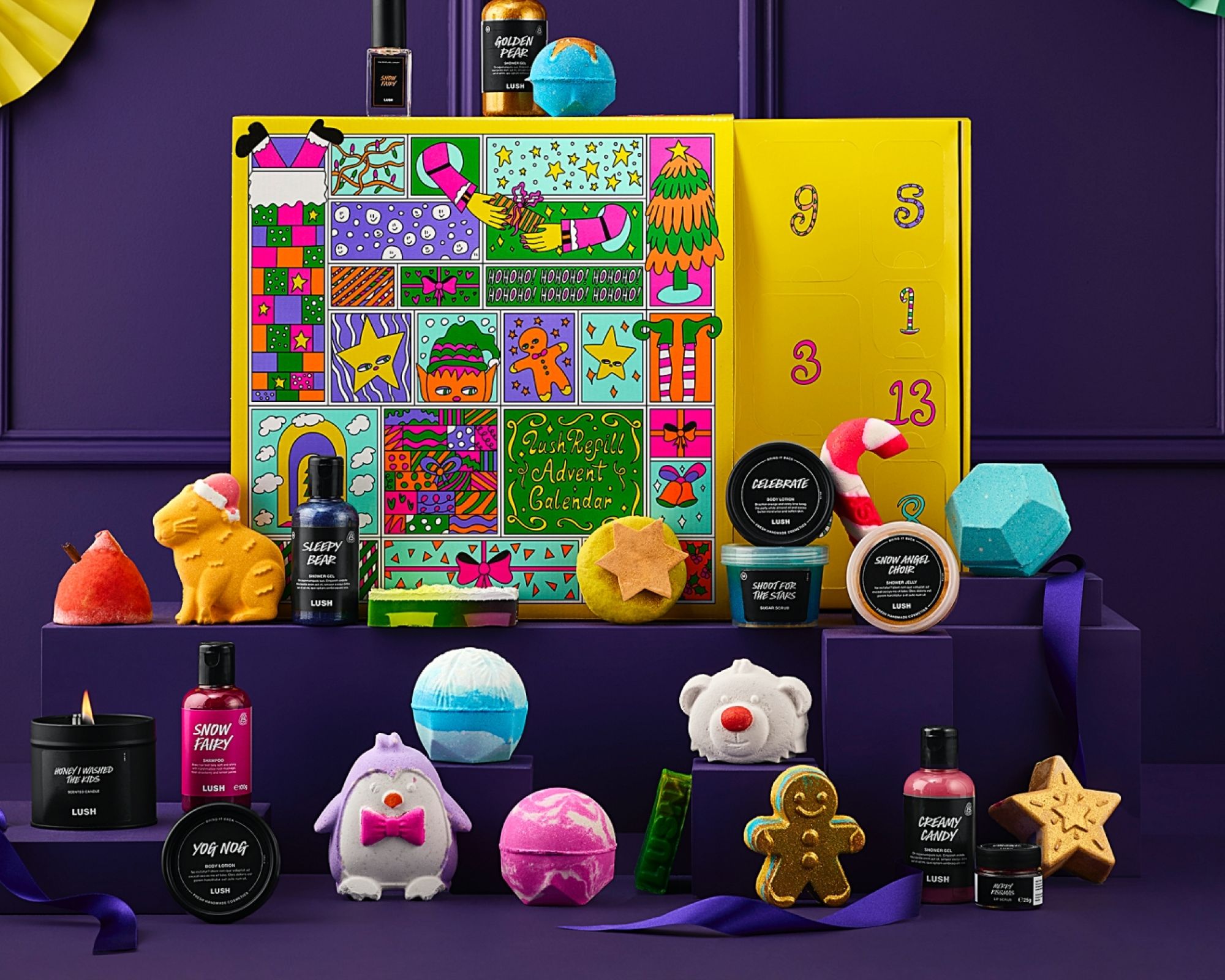 lush przedstawia dwa kalendarze adwentowe i pierwszy w historii wkład uzupełniający