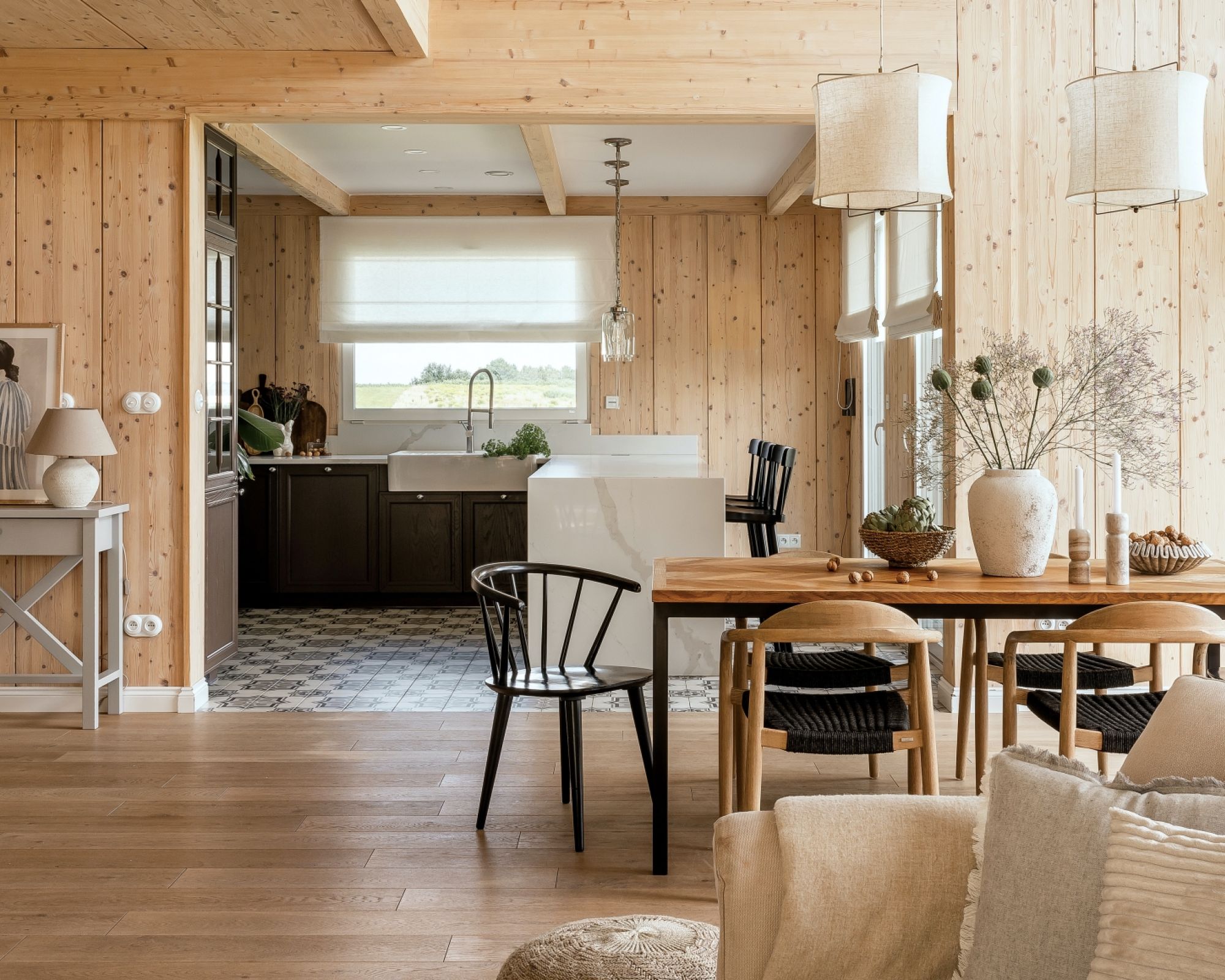 drewniany dom pachnący lasem