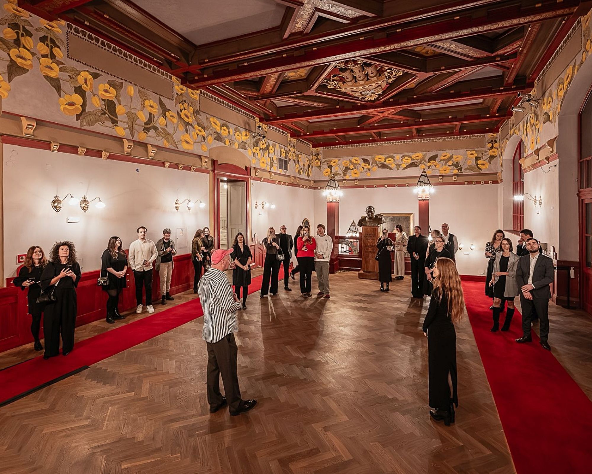 architekci w pierwszym rzędzie Teatru Starego w Krakowie