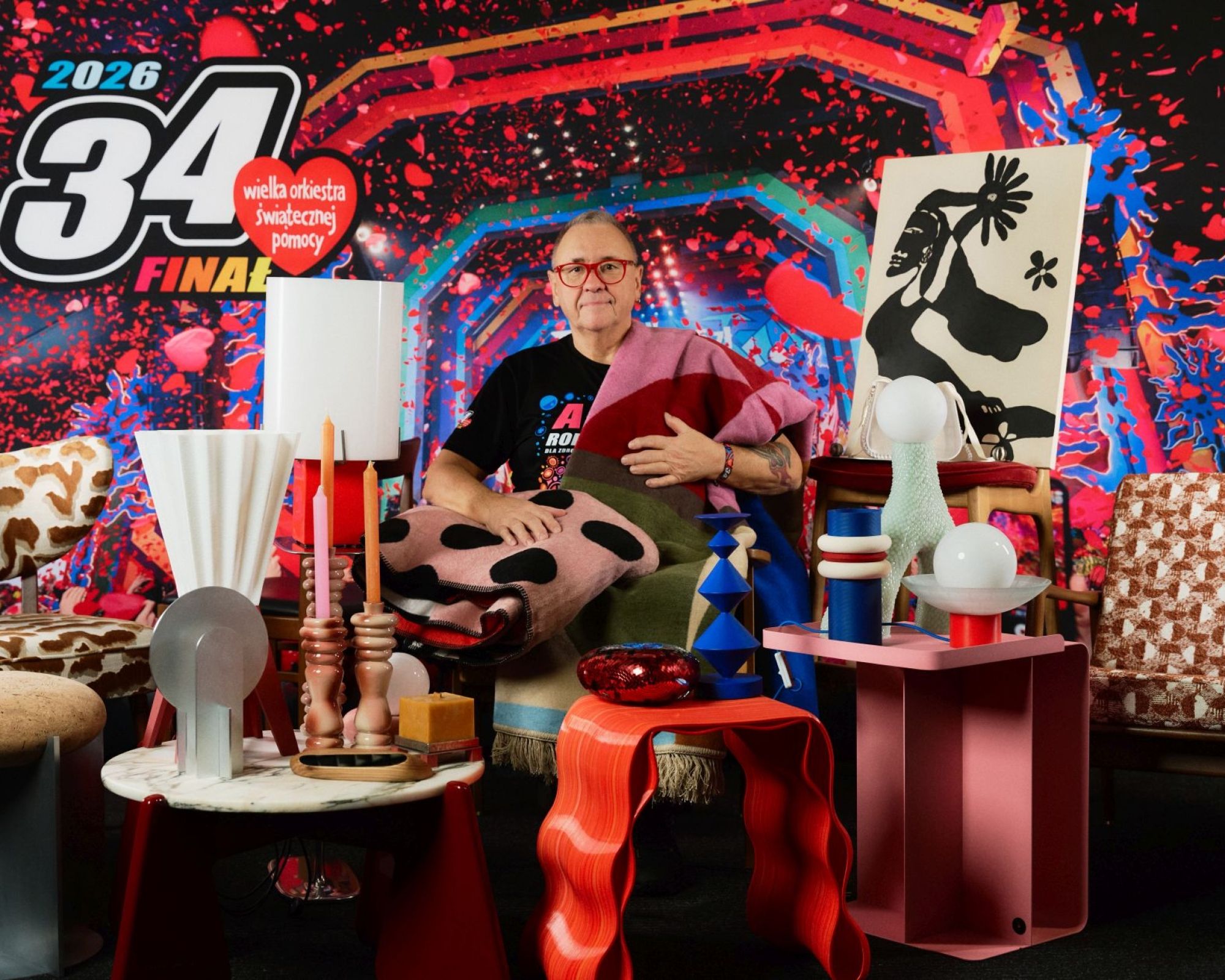 Design dla WOŚP aukcja i wystawa polskiego designu na rzecz 34 Finału WOŚP