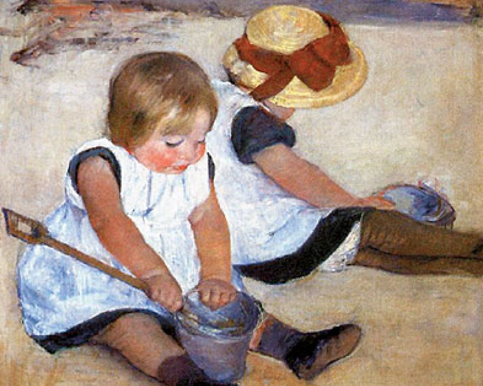 1884 r., Mary Cassatt. Dzieci na obrazach